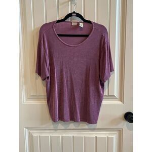 Linden Hill Soft Purple Layered Tunic - Size XL